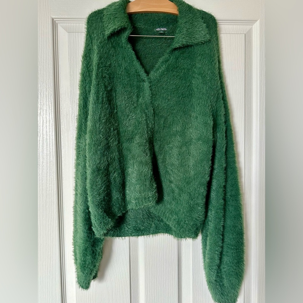 Wild Fable, Plush Collard Sweater - XL